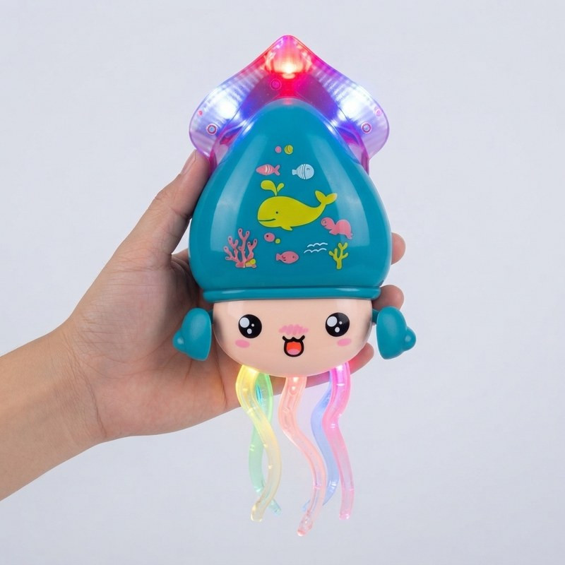 Musical Dancing Squid Toy with LED Lights